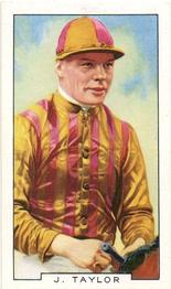 1936 Gallaher Famous Jockeys #45 Joseph Taylor Front